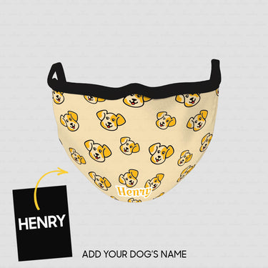 Personalized Dog Gift Idea - Small Big-Ear Dogs For Dog Lovers - Cloth Mask